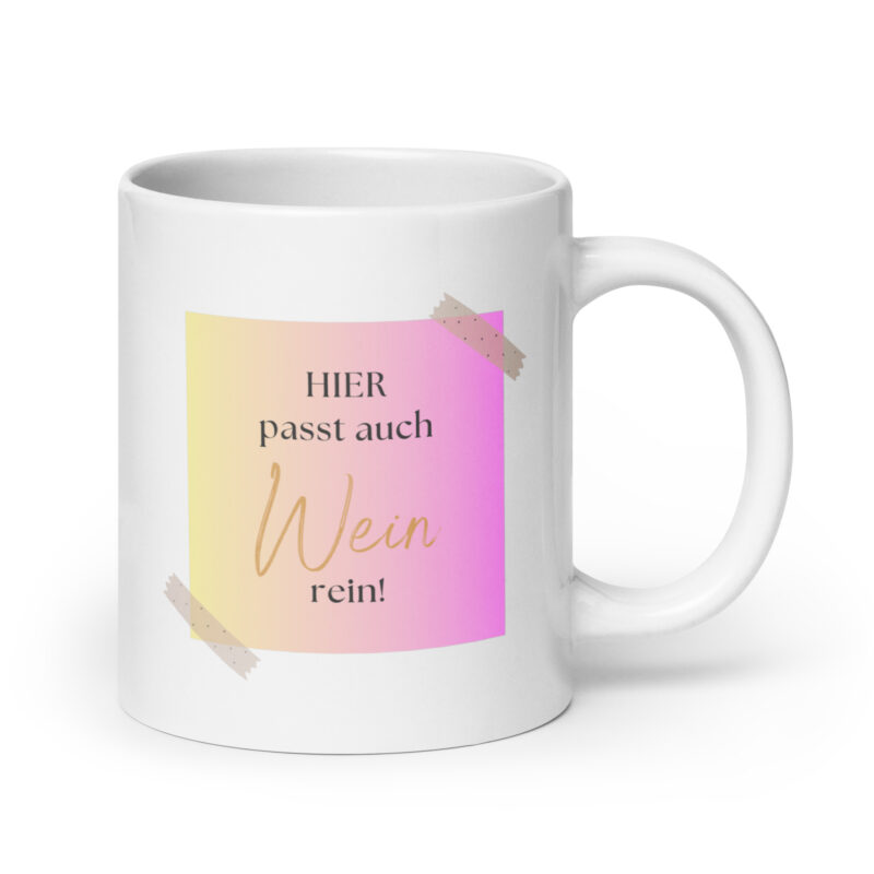 Hier passt auch Wein rein!