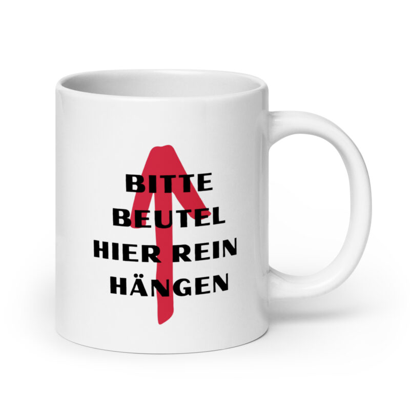 Bitte Beutel hier rein hängen