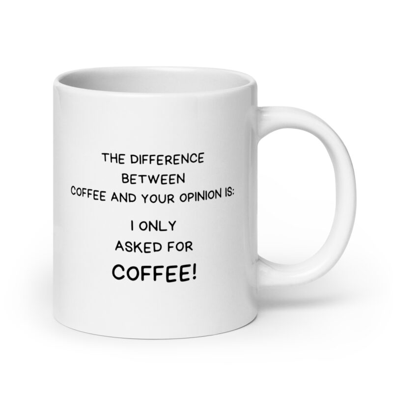 i only asked for coffee