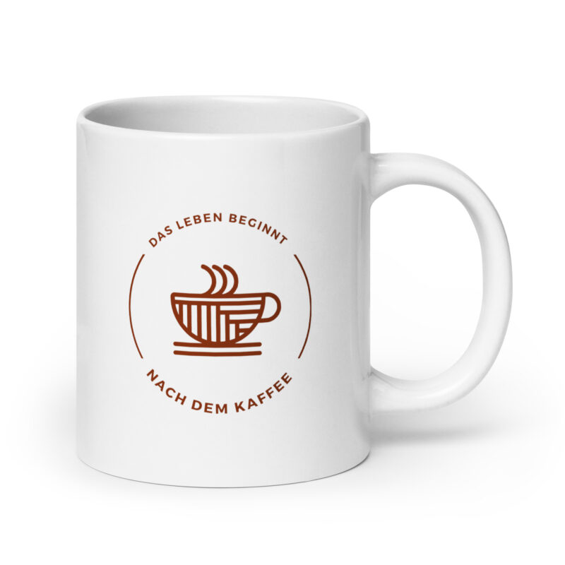 Das Leben beginnt nach dem Kaffee